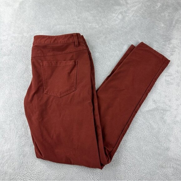 Lululemon ABC Skinny Fat Pant 34 Utilitech Brown Size 36 - Picture 4 of 11